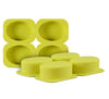 Soap Mold - 4 Cavities - Round Oval Silicone Soap Mold - Plaster Mold Ice Mold Silicone Mold Chocolate Mold -  Polymer Clay Resin Moulds