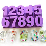 0-9 Number Mold Number Silicone Mold Number Resin Molds Diy Epoxy Mold, Huge Mold, Number Birthday Cake Mold, Fondant Chocolate