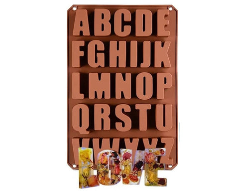 Alphabet Silicone Mold - Epoxy Resin Mold - Large Freestanding Capital Uppercase Letter Mold  Diy Resin, Crafts, Casting, DIY Decoration