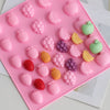 Fruit Silicone Mould Mold - Banana Grape Pineapple Strawberry Apple Fondant Cake Fruit Jelly Cookies Soap Mold Chocolate Tray Wax Ice Cube