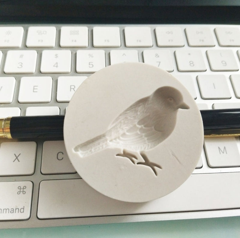 แม่พิมพ์ซิลิโคนรูปนก 3D แม่พิมพ์ลูกกวาด ฟองดอง แม่พิมพ์ตกแต่งเค้ก เครื่องมือทำขนม น้ำตาล งานปั้นสบู่ เรซิน ดินช็อกโกแลต กัมเพสท์