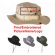 Vlastní klobouk typu bucket, personalizovaný rybářský klobouk, klobouk s vlastním logem a textem, sluneční klobouk, letní klobouk, unisex, dárek pro manžela nebo přítele
