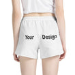 Anpassade shorts - personliga foto- och textshorts för kvinnor - designa dina egna byxor för cheerleading, lag, evenemang, yoga - present till henne, vän, kollega