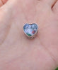 Custom Photo Beads - Personalized Heart Spacer Beads - Stainless Steel Metal Beads - Edelstahlperlen Silber Gravur - Jewelry Bracelet Making