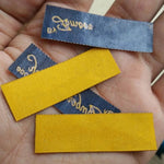 1000 Pcs Iron On Labels - Custom Clothing Fabric Label Name Tag Handmade Design Personalized Iron on Tags - Daycare Name Labels School Camps