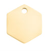 50 Custom Charm, Gold Silver Personalized Charm, Hexagon Charm, Logo Charm Beads, Laser Engraved Charm Beads For Jewelry Bracelets Making