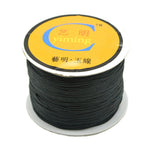Braided Nylon Jewelry Cord 0.8 mm 1 mm 1.5 mm - Beading String Thread - Shamballa Suply - Chinese Knotting Cord Macrame Beading String Wire