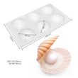 Clam Shell Silicone Mold For Cake Decorating. Clam Mold. Gumpaste Shell Mold, Polymer Clay Soap Resin Sea Shell Mold, Silicone Mould