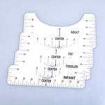 T-Shirt Alignment Tool, 4 Pcs TShirt Tool, Set of T-Shirt Alignment Rulers, T-Shirt Tool, Tee Shirt Ruler for Vinyl Placement Centering Tool
