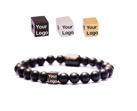 Custom Engraved Beads - Personalized Spacer Beads - Stainless Steel Metal Beads - Edelstahlperlen Silber Gravur - Jewelry Bracelet Making