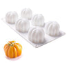 3D Pumpkin Mold - Silicone Handmade Soap Mold - Fondant Chocolate Cake Mold - Cake Decorating Tools Plaster Candle Mold - Polymer Clay
