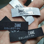 1000 Pcs Iron On Labels - Custom Clothing Fabric Label Name Tag Handmade Design Personalized Iron on Tags - Daycare Name Labels School Camps