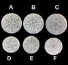 Snowflake Variety Mold, Silicone Fondant Mold, Winter Holiday Chocolate Mold, Christmas Mold, Cupcake Decoration, Mold for Treats, Resin