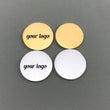 30 Custom Charm, Gold Silver Personalized Charm, Logo Charm Beads, Laser Engraved Charm Without Hole No Hole Jewelry Making Bracelets