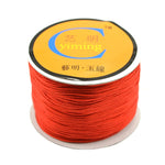 Braided Nylon Jewelry Cord 0.8 mm 1 mm 1.5 mm - Beading String Thread - Shamballa Suply - Chinese Knotting Cord Macrame Beading String Wire