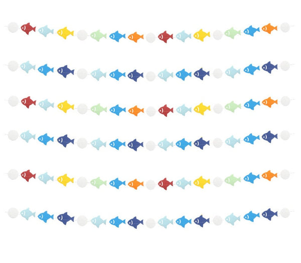 Bannière de fête de poisson - Décorations d'anniversaire de pêche, bannière de retraite de pêche, bannière d'anniversaire de pêche, guirlande de poisson, décor de baby shower
