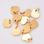 5 Custom, Gold Silver Personalized Charm, Logo Charm, Laser Engraved Charm Beads For Jewelry Bracelets Making, Angel Star Butterfly Heart