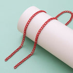 โซ่แบน อุปกรณ์ทำเครื่องประดับ DIY อุปกรณ์งานฝีมือสร้อยคอ โซ่จำนวนมากสำหรับผู้ชาย ผู้หญิง สีแดง เหลือง ชมพู ม่วง เงิน ดำ ขาว