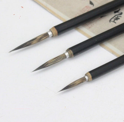 Premium Chinese Calligraphy Brush - Japanese Calligraphy Set - Writing Brush Paint Brush Paintbrush Mandarin Traditional Ink Brush Water