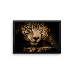 Jaguar Leopard Framed Wall Photo Art Decoration