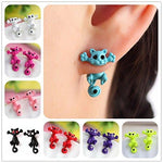 Jewelry - Lightningstore 12 Style New Fashion Bijoux 3d Black Eye Cute Small Cat Stud Earrings For Women Fine Jewelry Pendientes Brincos