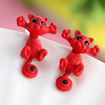 Jewelry - Lightningstore 12 Style New Fashion Bijoux 3d Black Eye Cute Small Cat Stud Earrings For Women Fine Jewelry Pendientes Brincos
