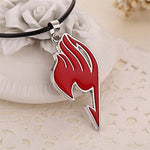 Jewelry - Lightningstore Fairy Tail Pendant Necklace Merchandise - Comes In 4 Colors- Black Red Purple Pink (Red)