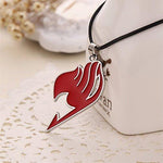 Jewelry - Lightningstore Fairy Tail Pendant Necklace Merchandise - Comes In 4 Colors- Black Red Purple Pink (Red)