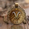 Capricorn Zodiac Sign Pendant Necklace - Charm Good Luck Astrology Horoscope Jewelry