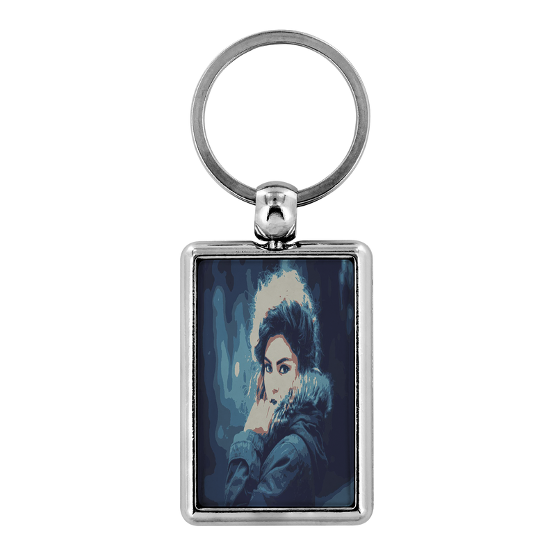 Custom Personalized Photo Keychain - Turn Your Photos into a Cartoon Keychain
