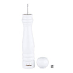 Kitchen - Black White Wooden Salt And Pepper Grinder Shaker Mill - 10 Inches - Must Have Item For All Households Kitchens And Restaurant