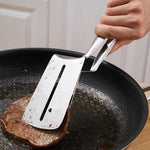 Kitchen - Kitchenware - Stainless Steel BBQ Cooking Stirfry Shovel With Clip