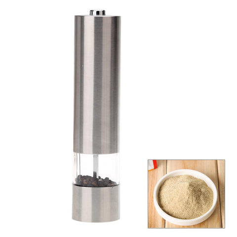 Kitchen - Kitchenware - Stainless Steel Electric Adjustable Pepper Grinder