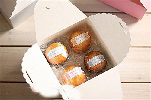 Kitchen - Lightningstore 10 Pieces/set Cute Adorable Fashion Sweet Donut Cookie Chocolate Cake Candy Gift Packing Wrapping Box Container
