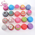Kitchen - LightningStore 1000 Pieces/order!!!! Colorful Patterned Paper Cupcake Liners Wrappers Muffin Cases Greaseproof Dessert Baking Cups Red Blue White