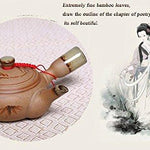 Kitchen - LightningStore Bamboo Flower Pattern Tea Pot Cup Glass Kettle - Made Of Ceramic Clay - A Must Have For Tea Lovers