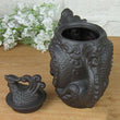 Kitchen - LightningStore Black Red Ancient Antique Kung Fu Black Brown Dragon Tea Pot Cup Kettle - Made Of Clay - A Must Have For Tea Lovers