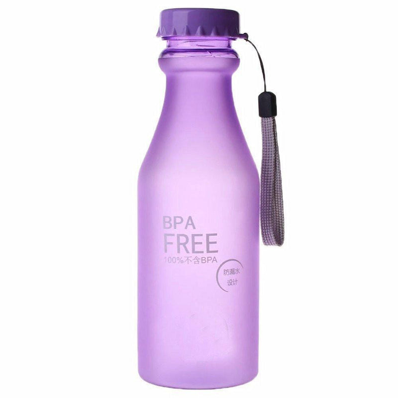 Kitchen - LightningStore Blue Green Orange Purple Red Yellow 550 ML Tumbler Water Bottle - Excellent For Sports And Outdoors - Lemon Juice Bottle - Large Capacity - Leak-proof - BPA Free
