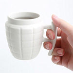 Kitchen - Lightningstore Funny Creative Novelty Grenade Designed Ceramic Water Coffee Mug Cup With A Lid Grenade Cup