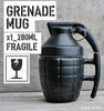 Kitchen - Lightningstore Funny Creative Novelty Grenade Designed Ceramic Water Coffee Mug Cup With A Lid Grenade Cup