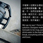 Kitchen - Lightningstore Funny Creative Novelty Grenade Designed Ceramic Water Coffee Mug Cup With A Lid Grenade Cup