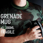 Kitchen - Lightningstore Funny Creative Novelty Grenade Designed Ceramic Water Coffee Mug Cup With A Lid Grenade Cup
