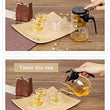 Kitchen - LightningStore Modern High Tech Glass Tea Pot Cup Glass Kettle - Made Of Food Grade PC - A Must Have For Tea Lovers