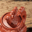 Kitchen - LightningStore Red Black Ancient Antique Kung Fu Black Brown Dragon Tea Pot Cup Kettle - Made Of Clay - A Must Have For Tea Lovers