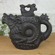 Kitchen - LightningStore Red Black Ancient Antique Kung Fu Black Brown Dragon Tea Pot Cup Kettle - Made Of Clay - A Must Have For Tea Lovers