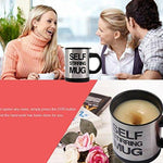 Kitchen - Lightningstore Selling Self Stirring 400 Ml Automatic Electric Coffee Cup Smart Stainless Steel Mugs Perfect Souveni Mixing Coffee Tea Cup