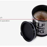 Kitchen - Lightningstore Selling Self Stirring 400 Ml Automatic Electric Coffee Cup Smart Stainless Steel Mugs Perfect Souveni Mixing Coffee Tea Cup