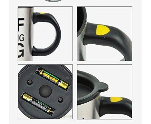 Kitchen - Lightningstore Selling Self Stirring 400 Ml Automatic Electric Coffee Cup Smart Stainless Steel Mugs Perfect Souveni Mixing Coffee Tea Cup