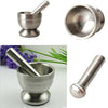Kitchen - LightningStore Stainless Steel Mortar And Pestle - Excellent For Crushing Garlic, Nuts, Pills And Herbs - Modern Design That Will Look Great In Any Kitchen Or Pharmacy