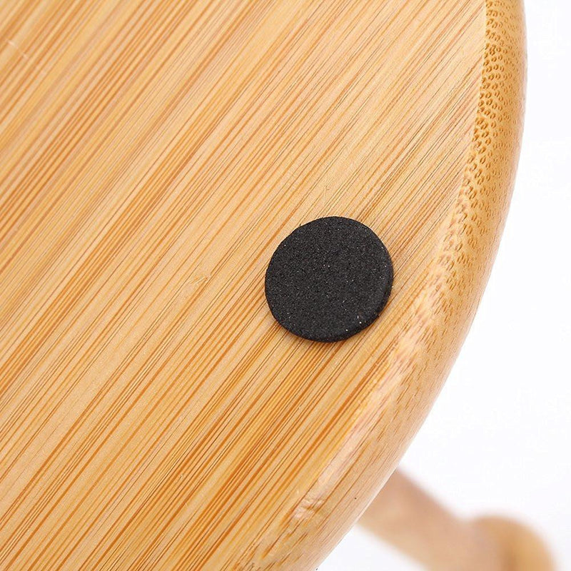 Kitchen - LightningStore Stylish Bamboo Paper Towel Holder - Vertical Pole - Excellent For Using At Home Or Office
